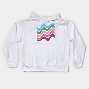 Rippling Colors Kids Hoodie